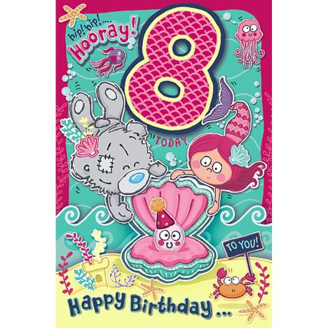 8 Today My Dinky Bear Me to You Bear 8th Birthday Card £1.89
